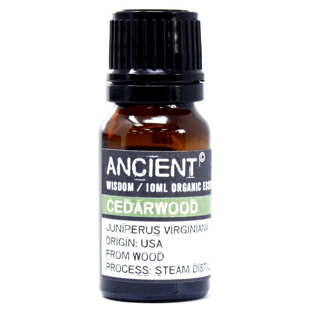 Cedarwood Essential Oil in 10ml bottle