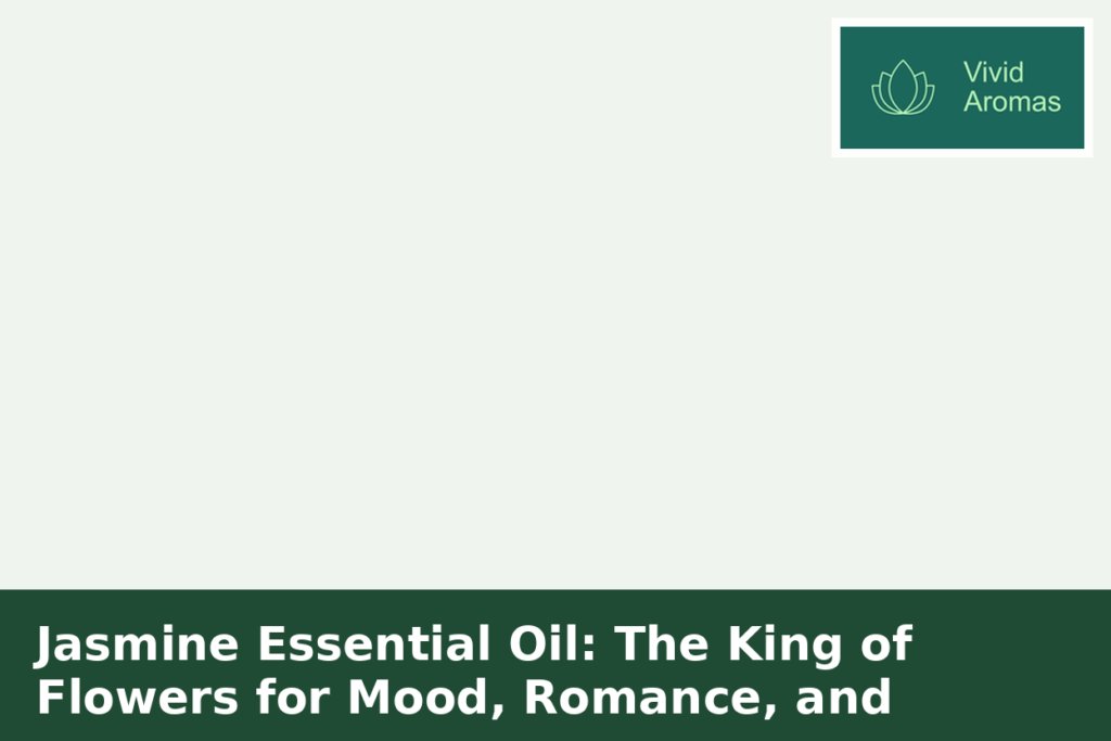 Jasmine Essential Oil: The King of Flowers for Mood, Romance, and Confidence