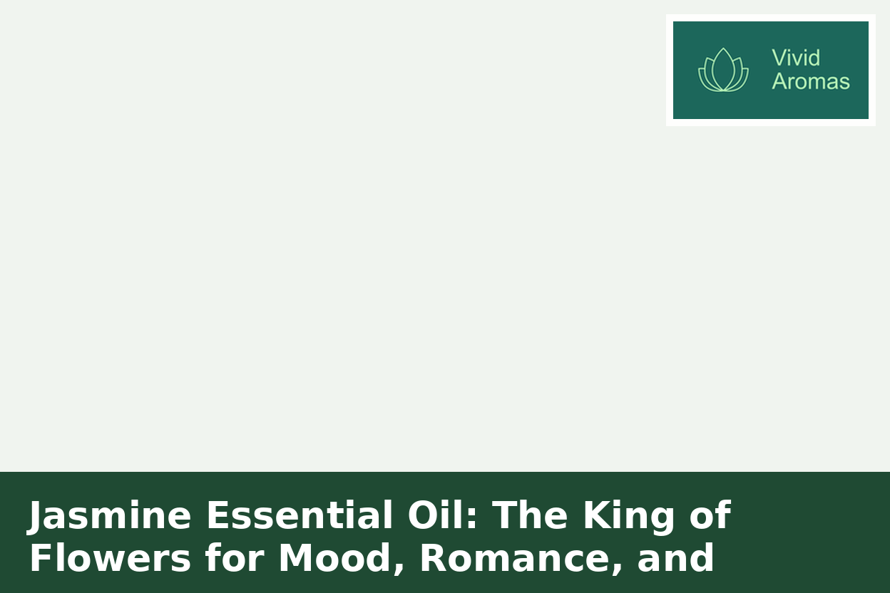 Jasmine Essential Oil: The King of Flowers for Mood, Romance, and Confidence